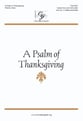 A Psalm of Thanksgiving Unison/Two-Part choral sheet music cover